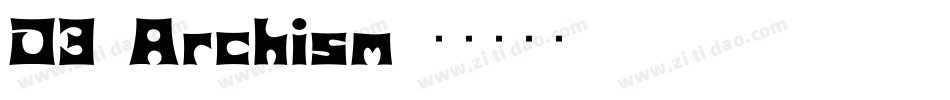 D3 Archism字体转换